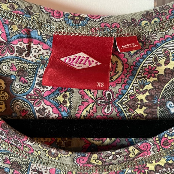 Oilily green signature print tee - Picture 4 of 4